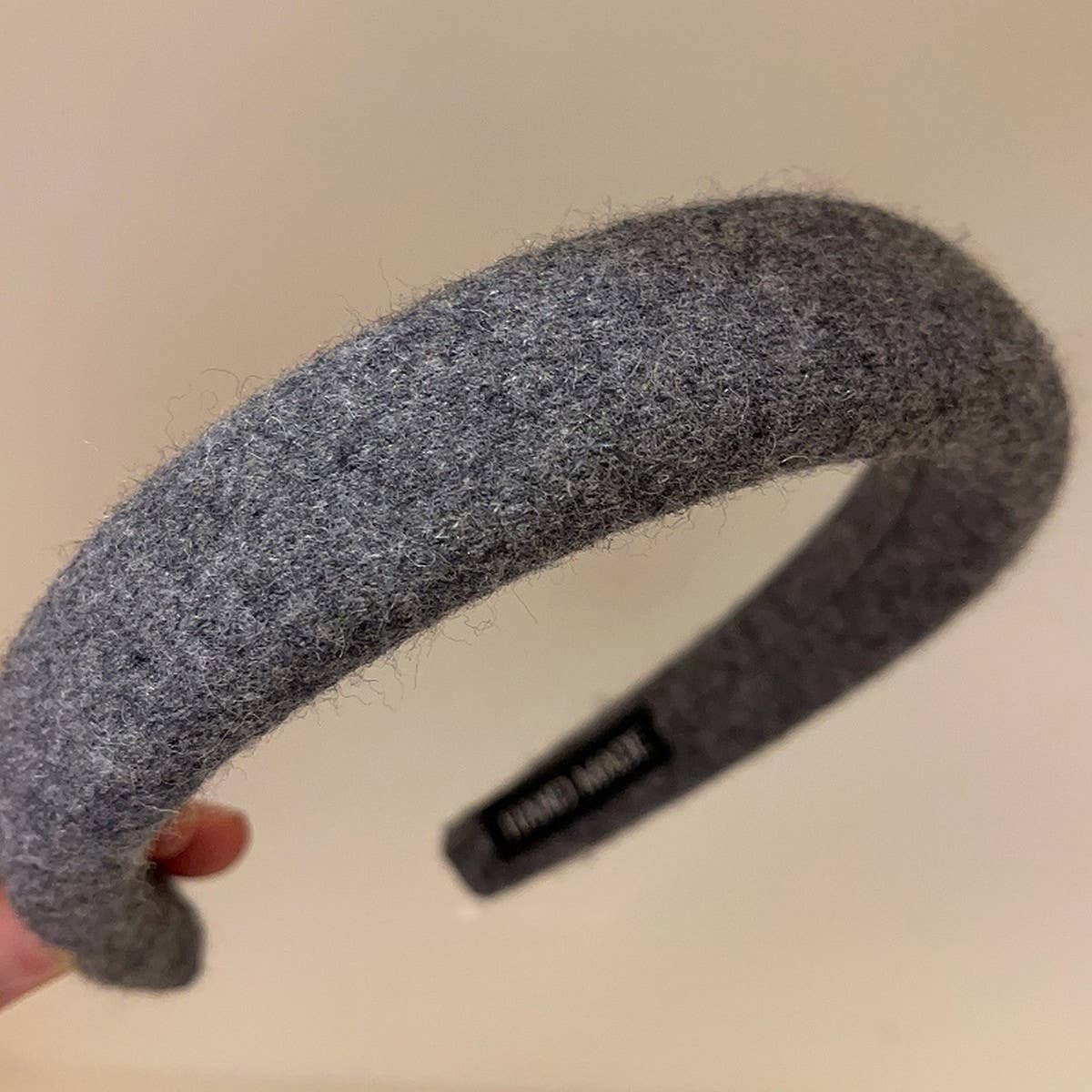 SOLID COLOR WOOL HEADBAND HAIRPIN HEADDRESS_CWAHA4027