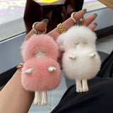 CUTE PLUSH LAMB CAR KEYCHAIN BAG PENDANT GIFT_CWMM2540