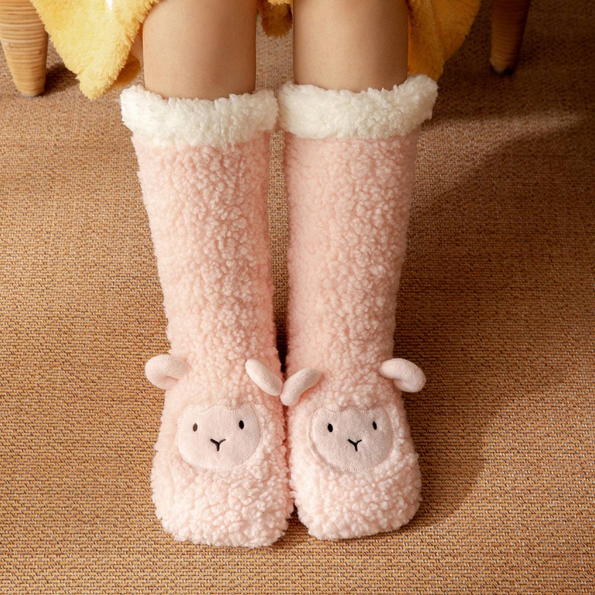 CARTOON WARM FUZZY INDOOR SLIPPER SHOES_CWMS0716