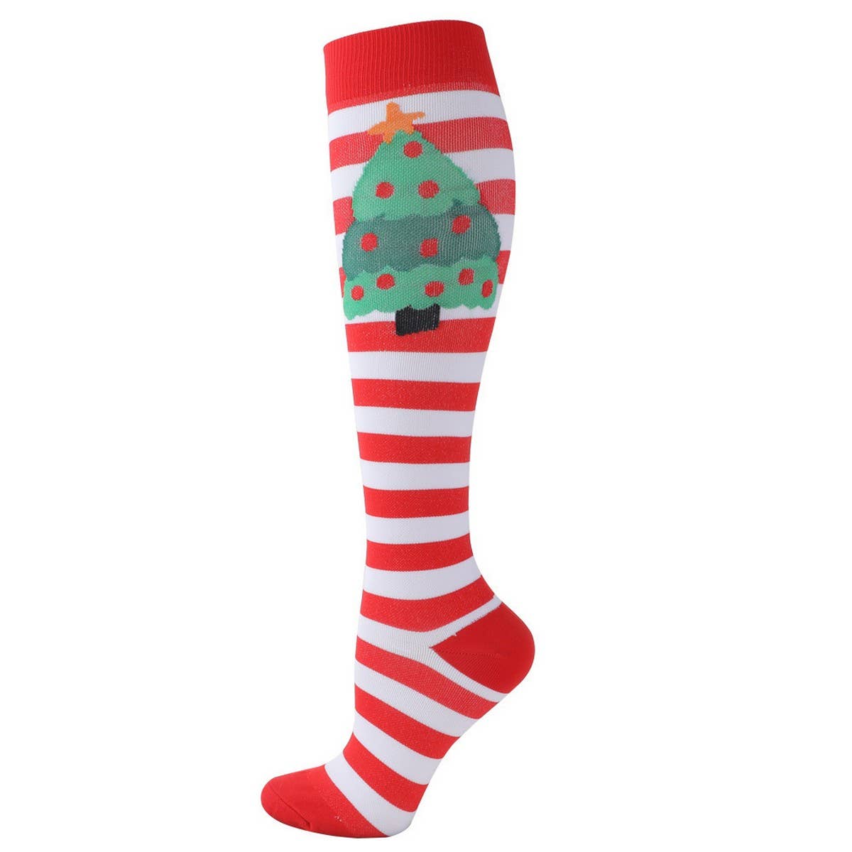 Women'S Christmas Sports Compression Socks_Cwms1870