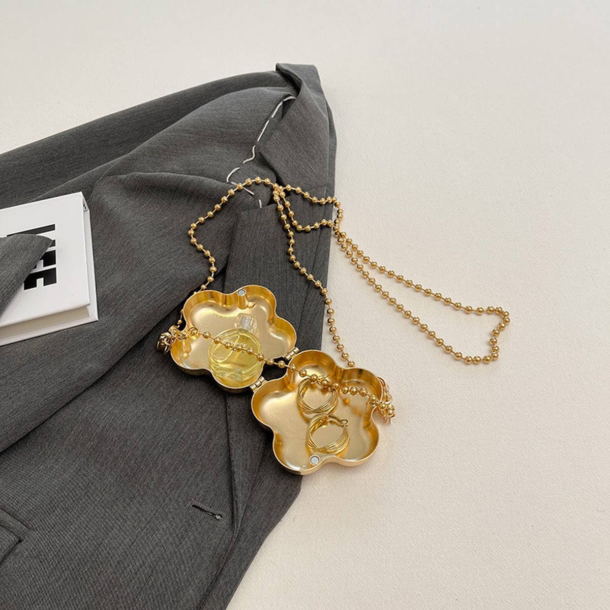 STAR SHAPE EVENING CLUTCH BAG SHOULDER BAG_CWAB3262