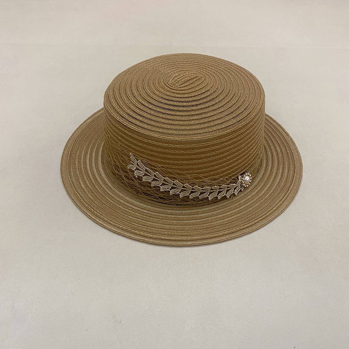 HIGH GRADE SATIN SUN HAT FOR WOMEN_CWAH3393