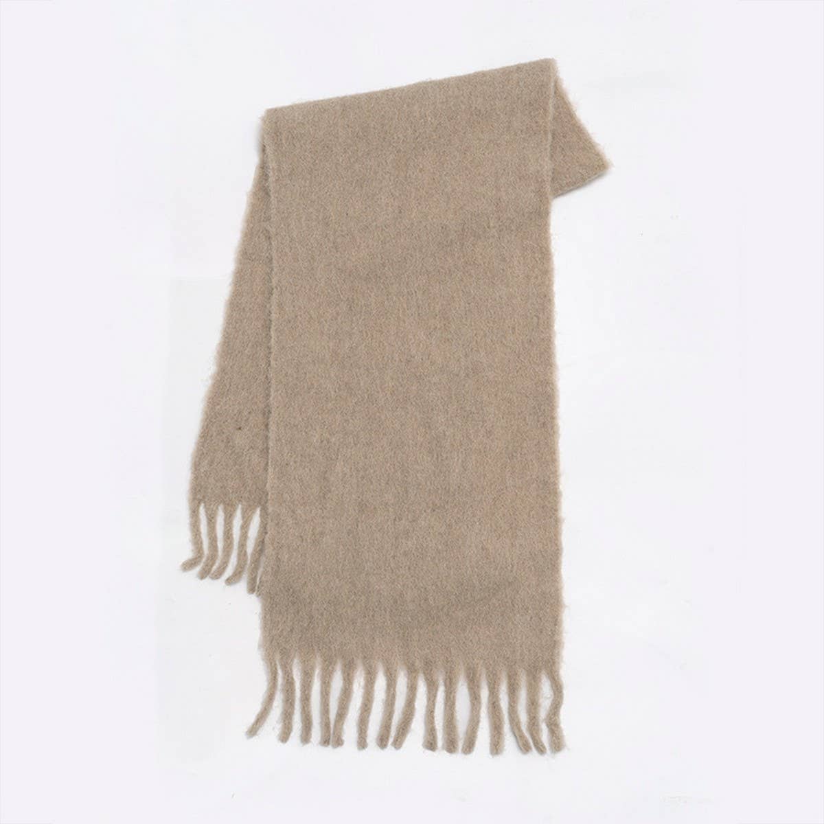 GRADIENT LOOP YARN TASSEL SCARF FOR WINTER_CWASC2354