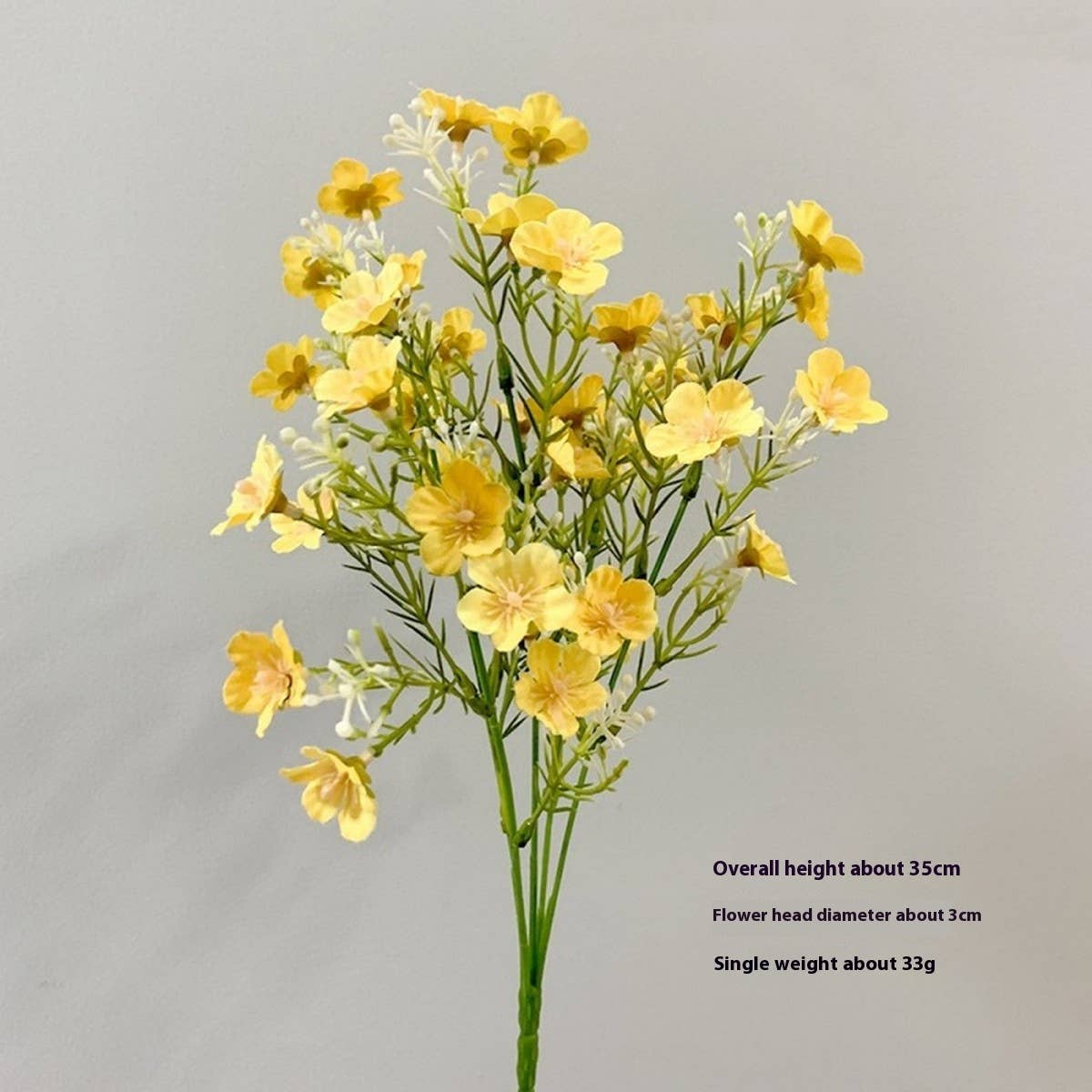 COLORFUL GYPSOPHILA SPRAY WITH 6 BRANCHES FAUX_CWMM6523