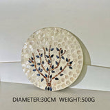 CREATIVE COLORFUL SHELL ROUND PAD INSULATION PAD_CWMM4486