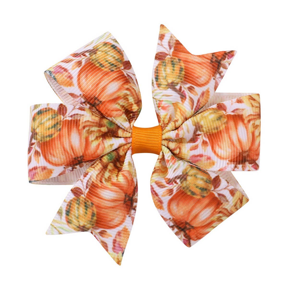 THANKSGIVING TURKEY PUMPKIN TAIL HAIR CLIP_CWAHA6681