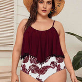 FASHION PRINTED SPLIT BIKINI SWIMSUIT_CWMW0210