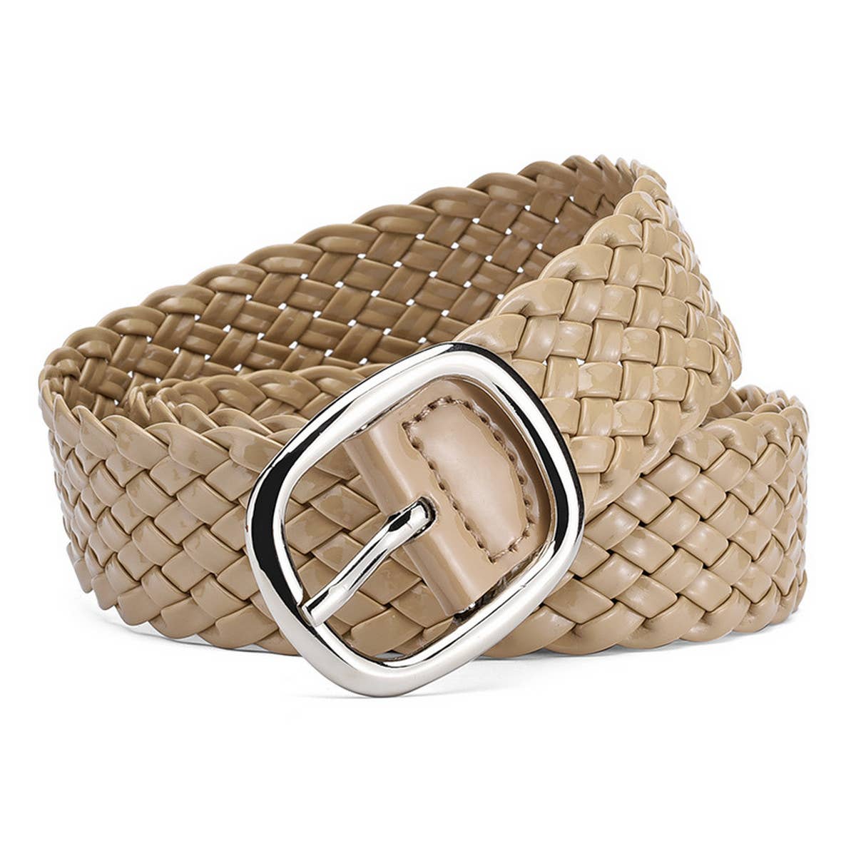 Women New Style Buckle Pu Patent Leather Belt_Cwabe0594