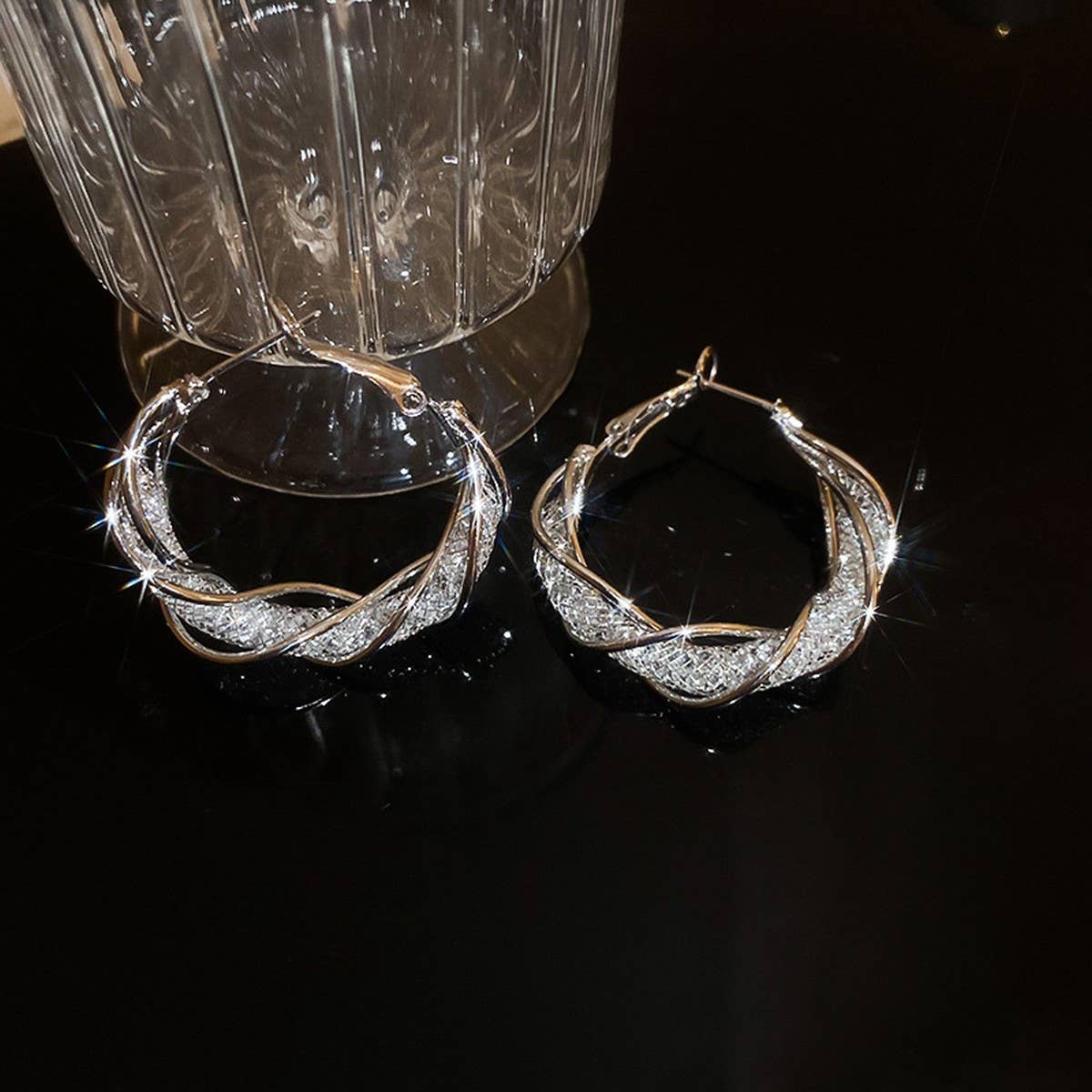 ROUND SMALL LUXURY FRENCH EARRINGS_CWAJE2056