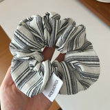 FRESH STRIPED COLON HAIR SCRUNCHIES_CWAHA2806