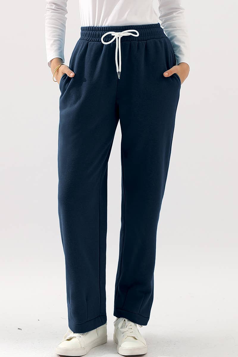 Women Slim Straight Pants_Cwblp391