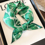 FRESH GREEN SILK SCARF FASHIONABLE NECK WRAP_CWASC0623