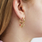 SUMMER OCEAN COLLECTION GOLD EARRINGS_CWAJE5120