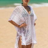 LOOSE TIE TASSEL BIKINI BEACH COVER UP_CWMM1231