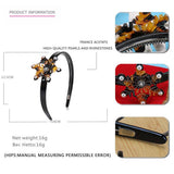 CHRISTMAS HEADBAND WITH DIAMOND AND PEARL HAIRPIN_CWAHA4365