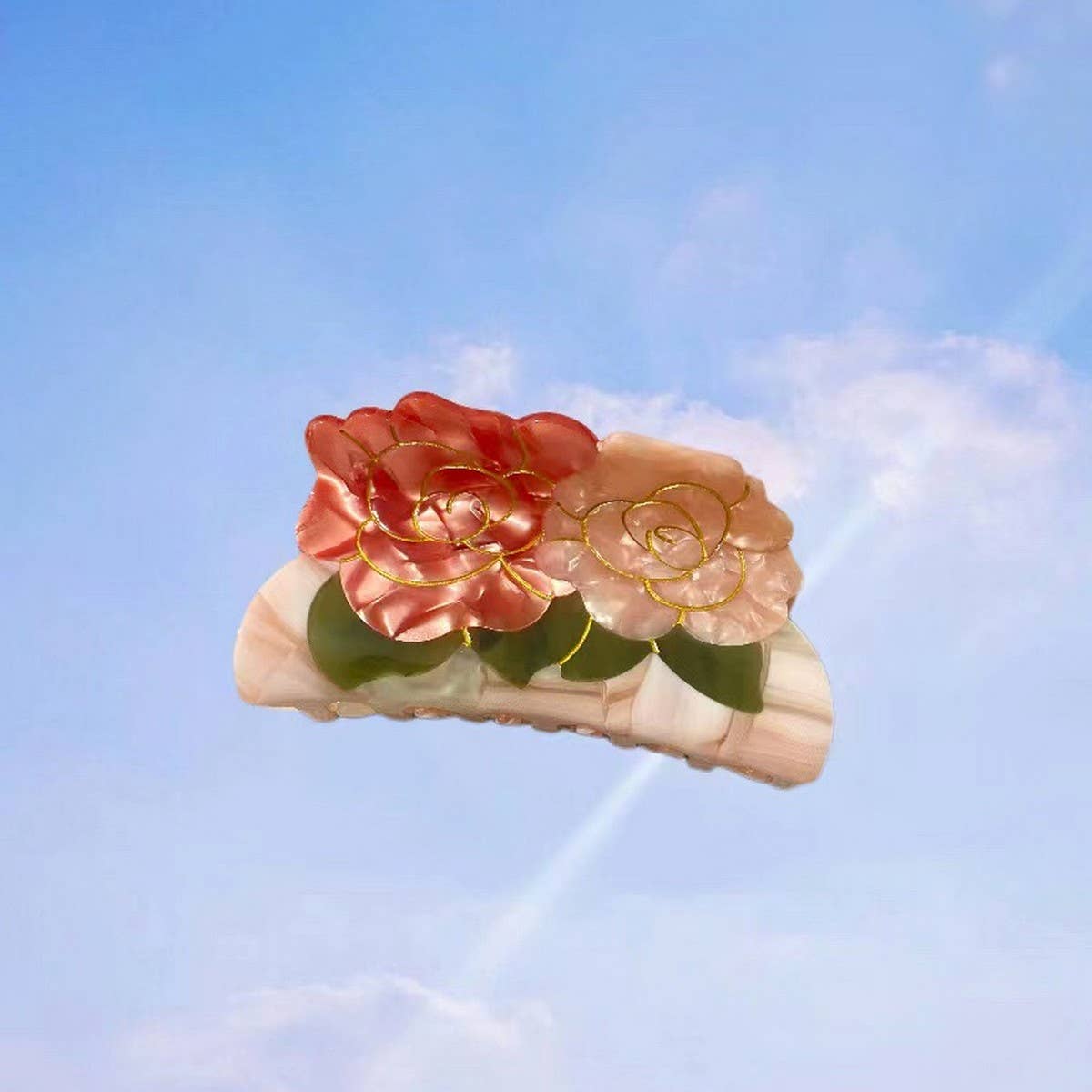 Vintage Lotus Mushroom Sweet Hair Clip_Cwasc1605