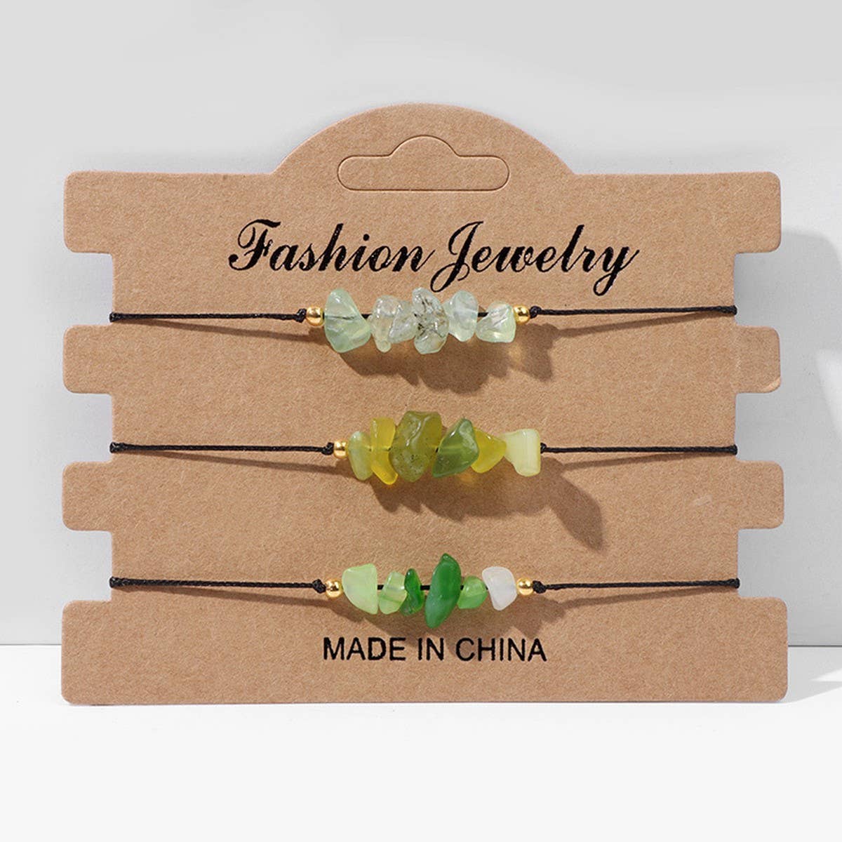 CRUSHED STONE TRIO BRAIDED BRACELET_CWAJE2103