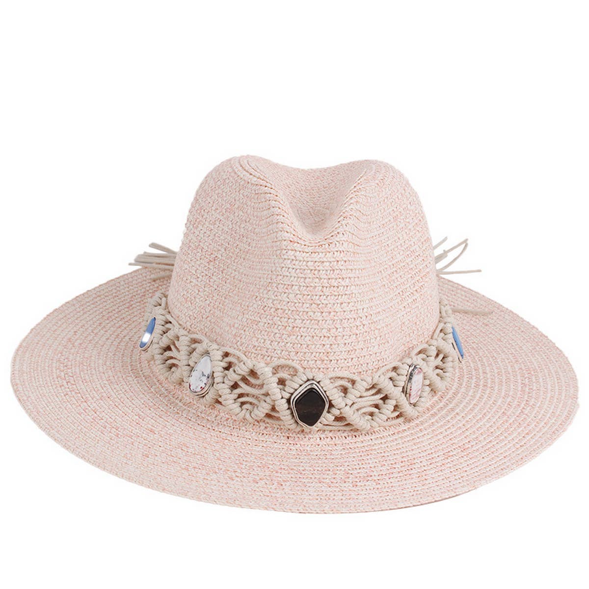 FASHIONABLE AND PERSONALIZED HOLLOW PANAMA HAT_CWAH1199
