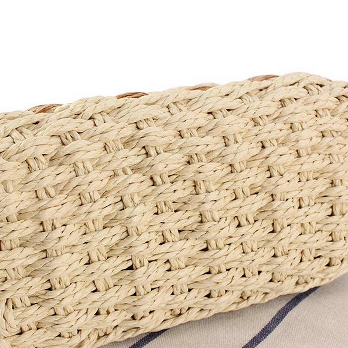 RETRO DAILY LARGE CAPACITY SHOULDER STRAW BAG_CWAB2032