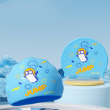 KIDS SILICONE SWIM CAP CUTE CARTOON COMFY FIT_CWMM6787