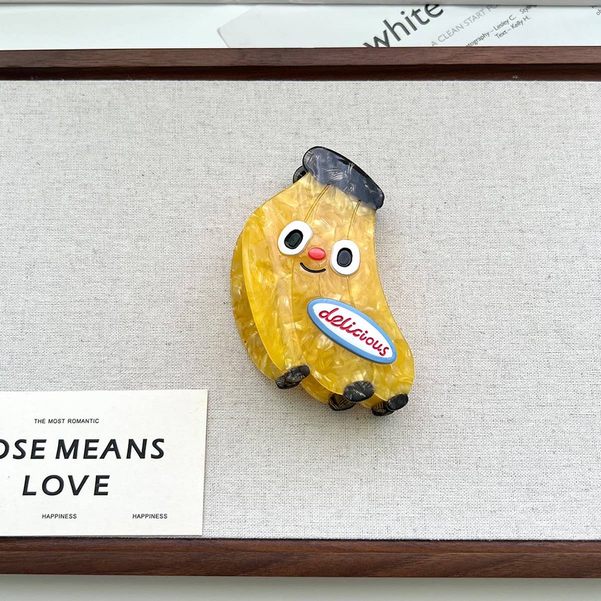 FRUIT SERIES ACETATE HAIR CLIPS WITH SHARK DESIGN_CWAHA5714