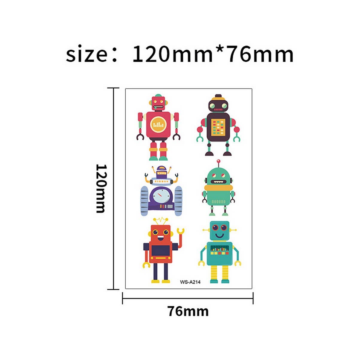 CUTE WATERPROOF TEMPORARY TATTOO STICKERS SET_CWMM8372