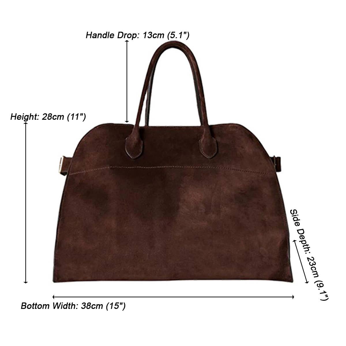 Large Margaux Tote Bag, Work Satchel For Women_Cuab00408