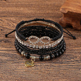 COLORFUL MULTI LAYER ELASTIC RICE BEAD BRACELET_CWAHA2469