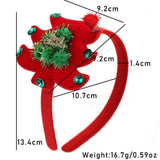 CHRISTMAS TREE PLUSH HEADBAND CUTE HAIR ACCESSORY_CWAHA5661
