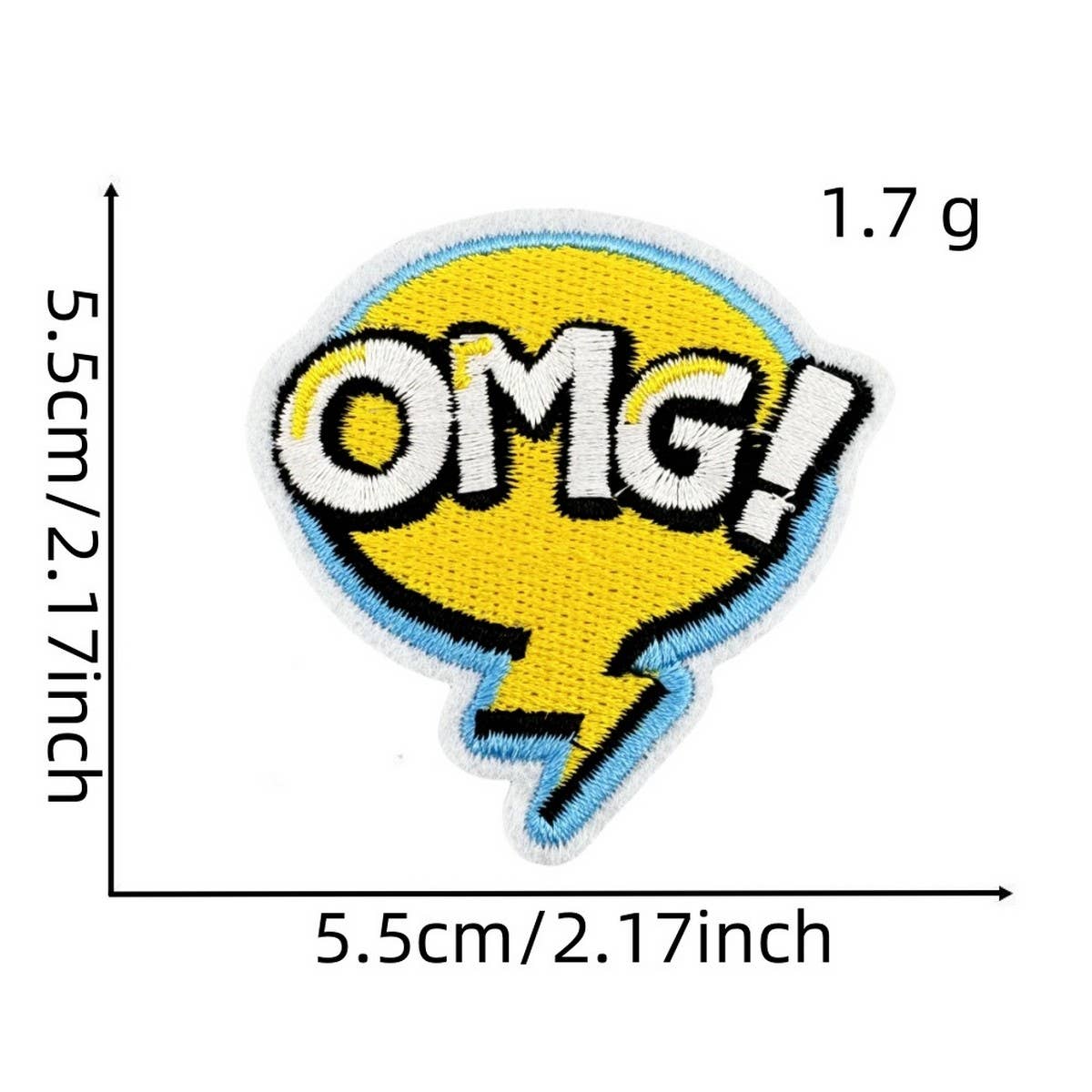 FUNNY TEXT PATCH EMBROIDERED CLOTH PATCH_CWMM4051
