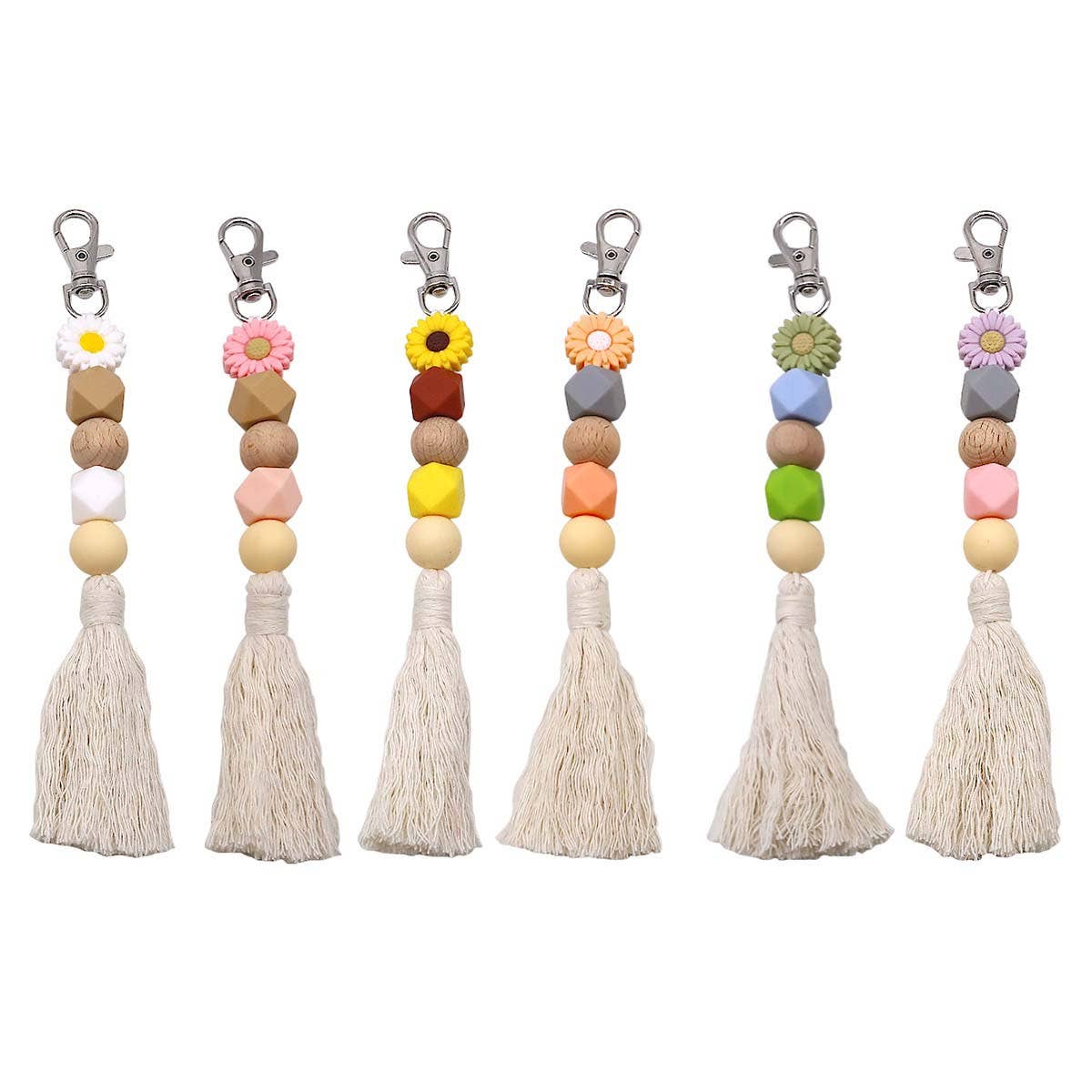 2024 NEW CUTE FLOWER TASSEL PENDANT KEYCHAIN_CWMM1570