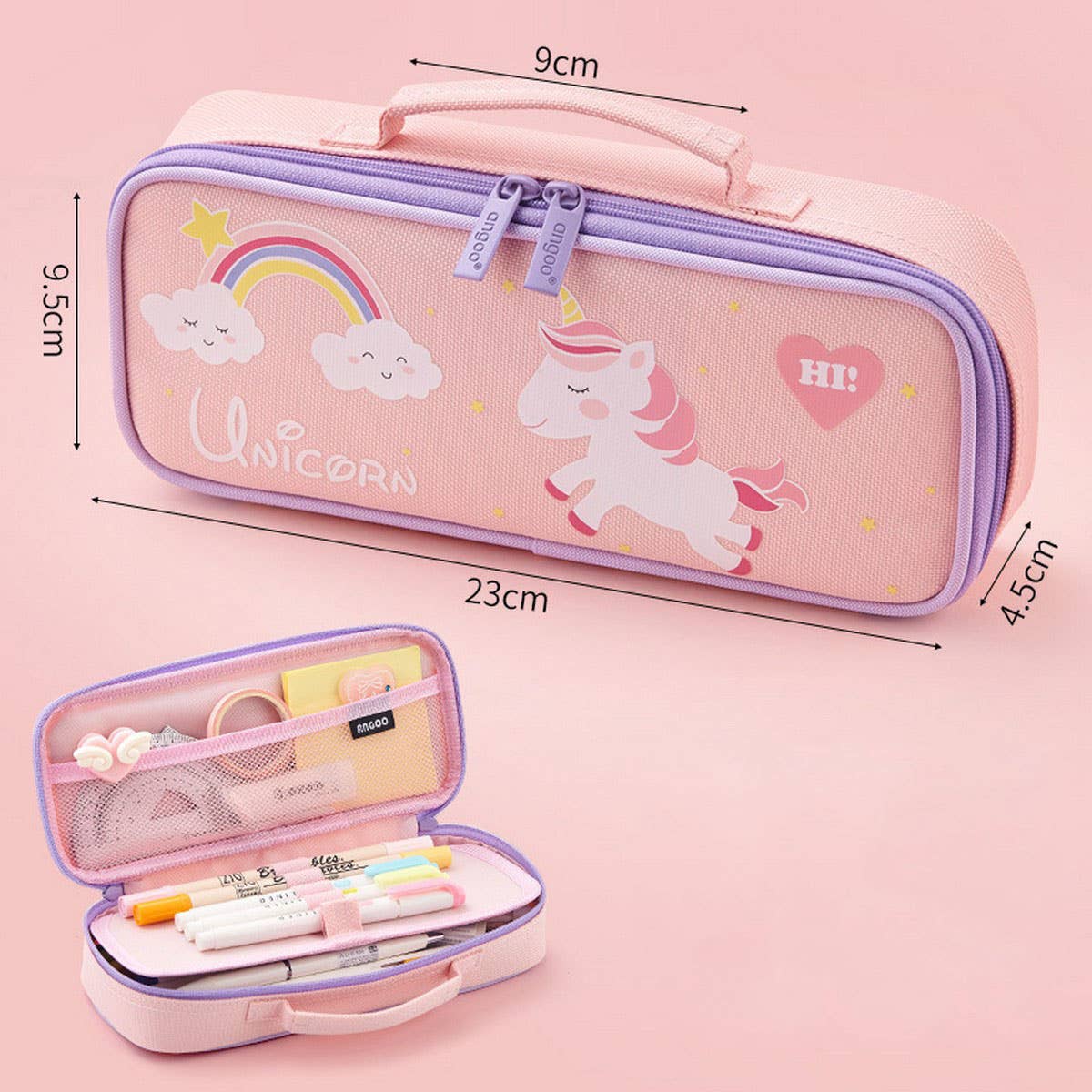 MULTI LAYER STORAGE PORTABLE CANVAS PENCIL CASE_CWMM1981