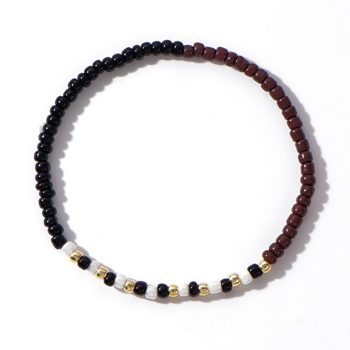 BOHEMIAN STACKED RICE BEAD BRACELET_CWMM3877