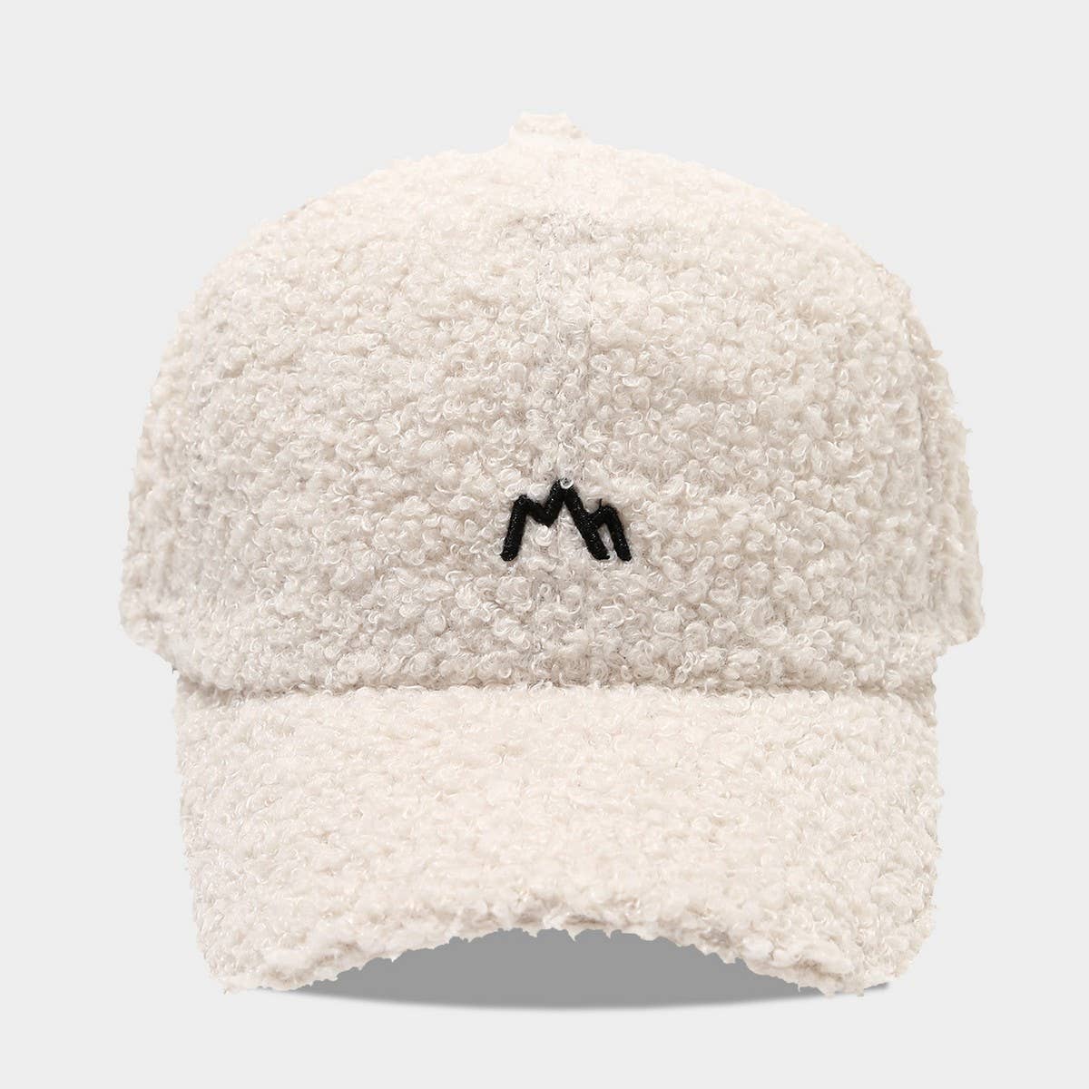 Winter Mountain Embroidery Warm Baseball Cap_Cwah04765