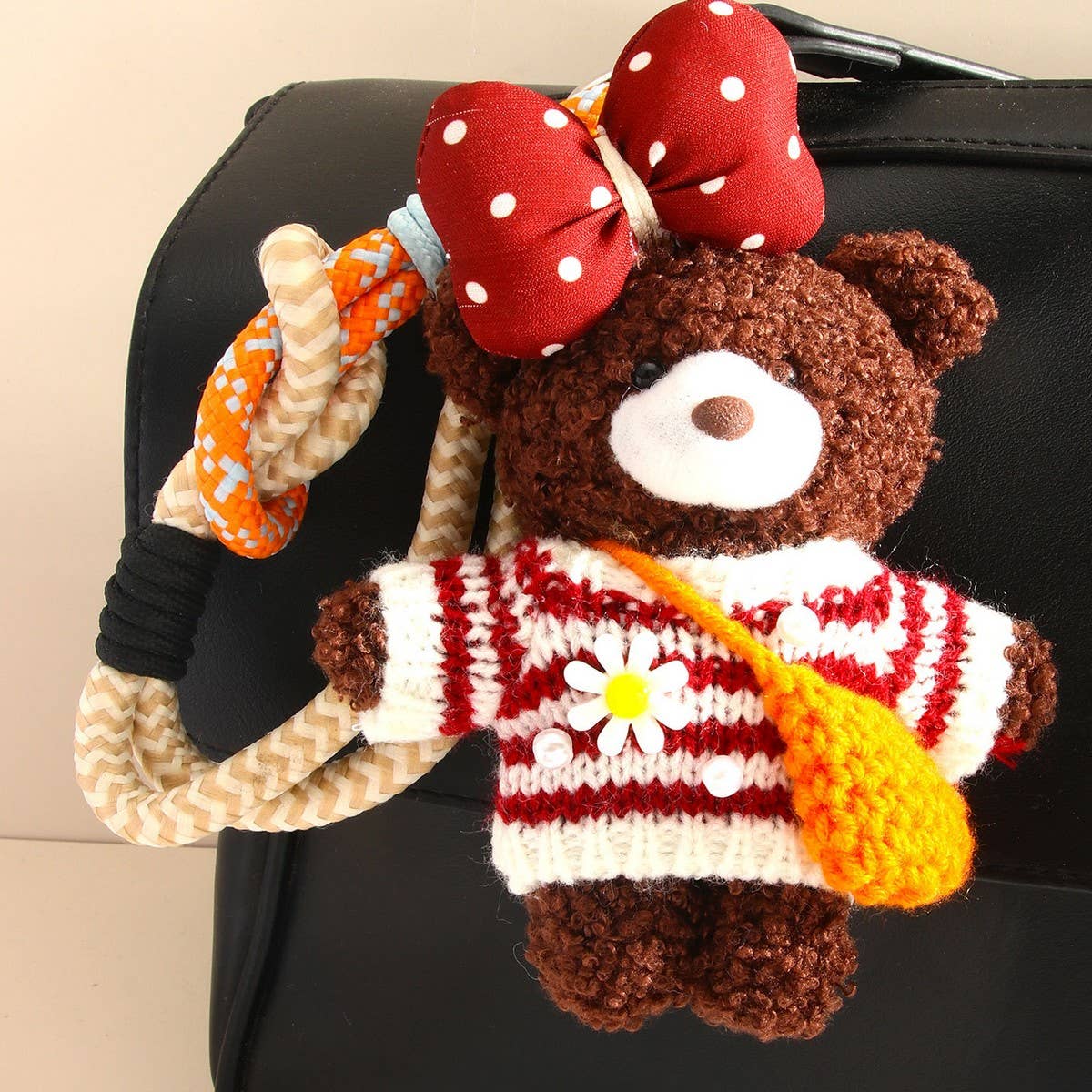 DOPAMINE PLUSH SWEATER DOLL KEYCHAIN BAG CHARM_CWMM7870