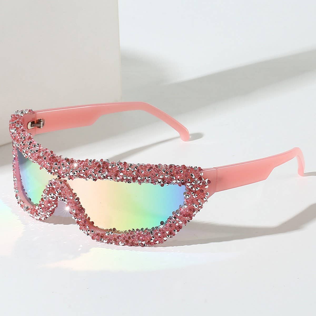 RHINESTONE ONE PIECE CYCLING SUNGLASSES_CWASG0834