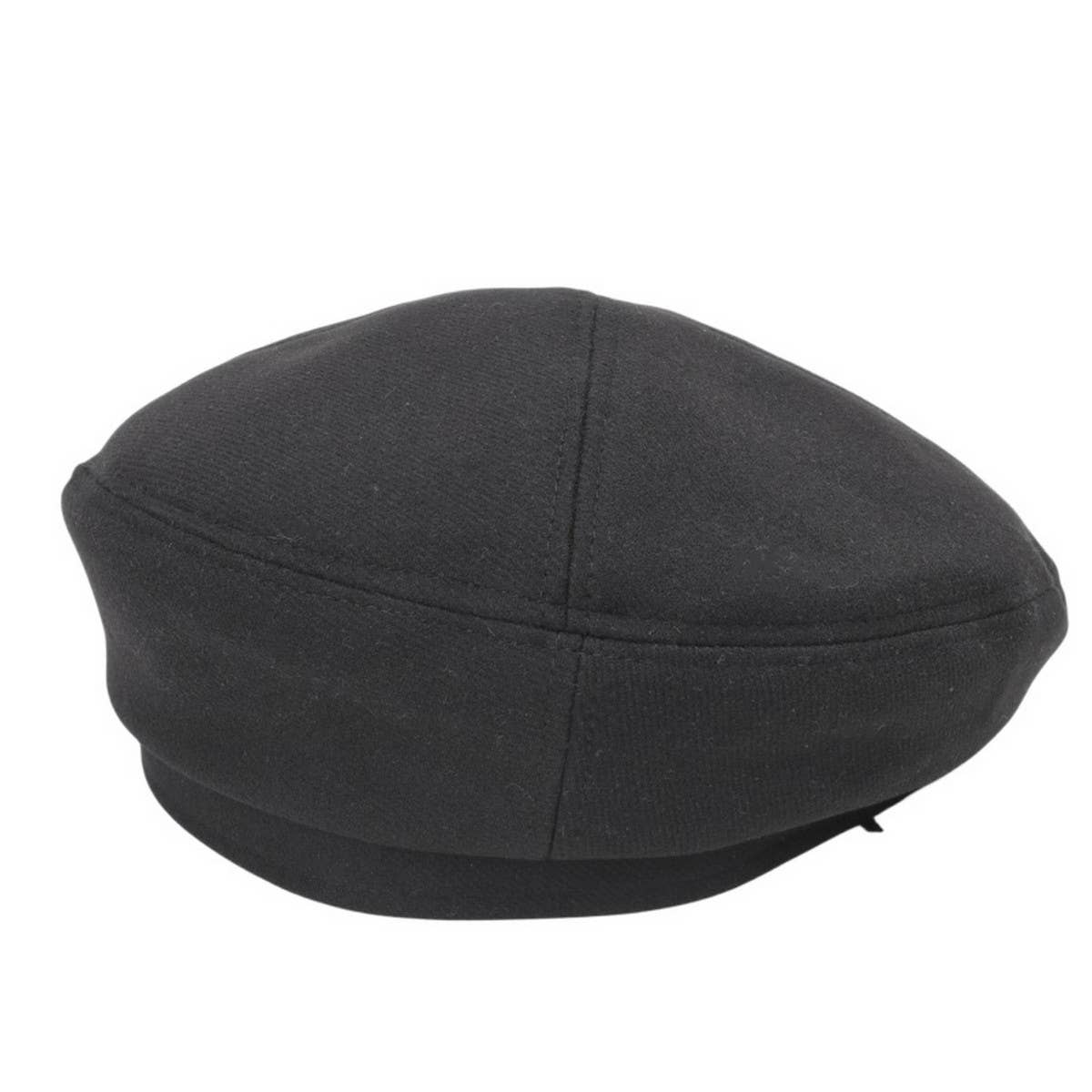 Women Retro Solid Color Beret_Cwah1140