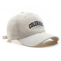 Vintage Letter Embroidered Baseball Cap Outdoor_Cwah0500
