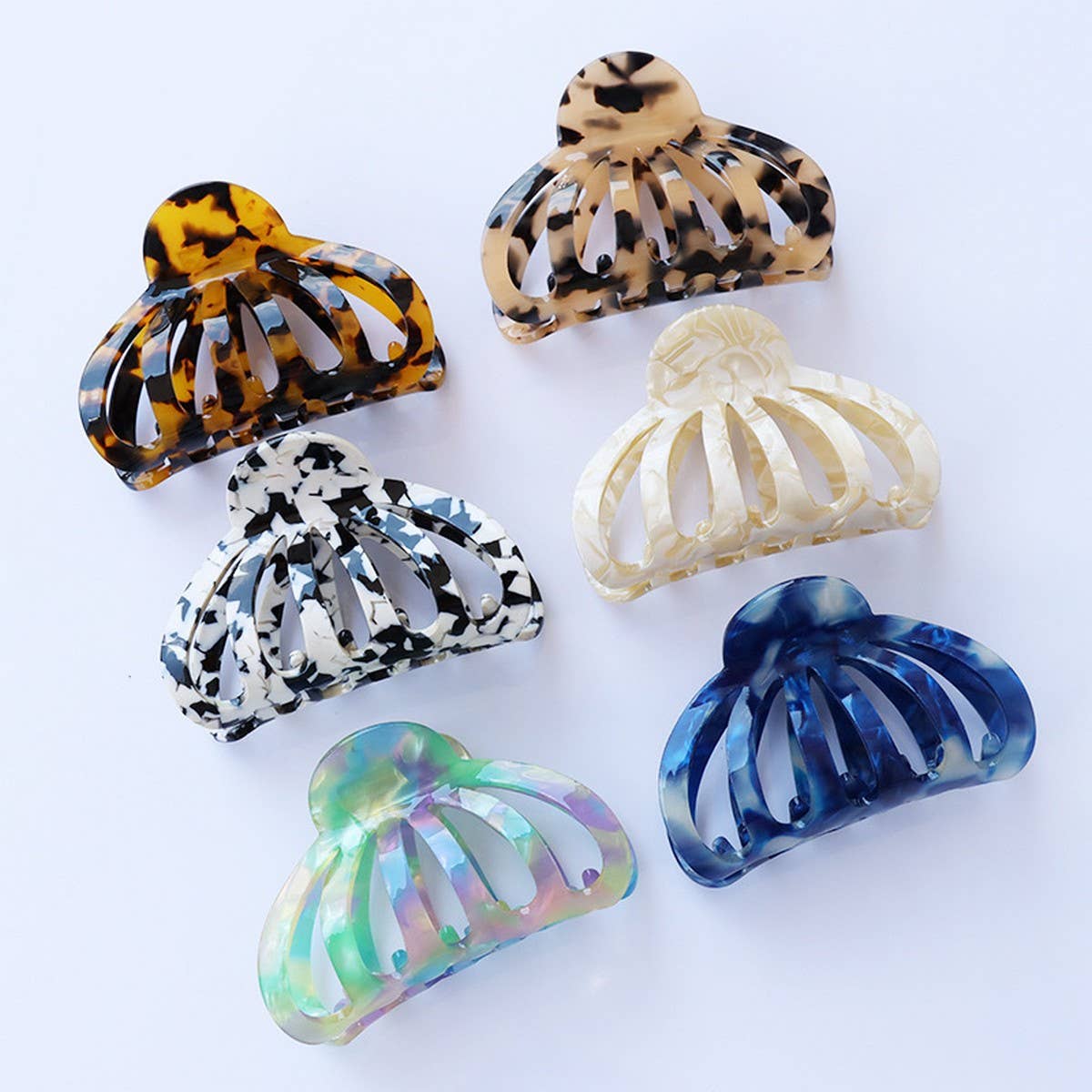 PUMPKIN HAIR CLAW 8 8CM LARGE RETRO FRENCH CLIP_CWAHA2610