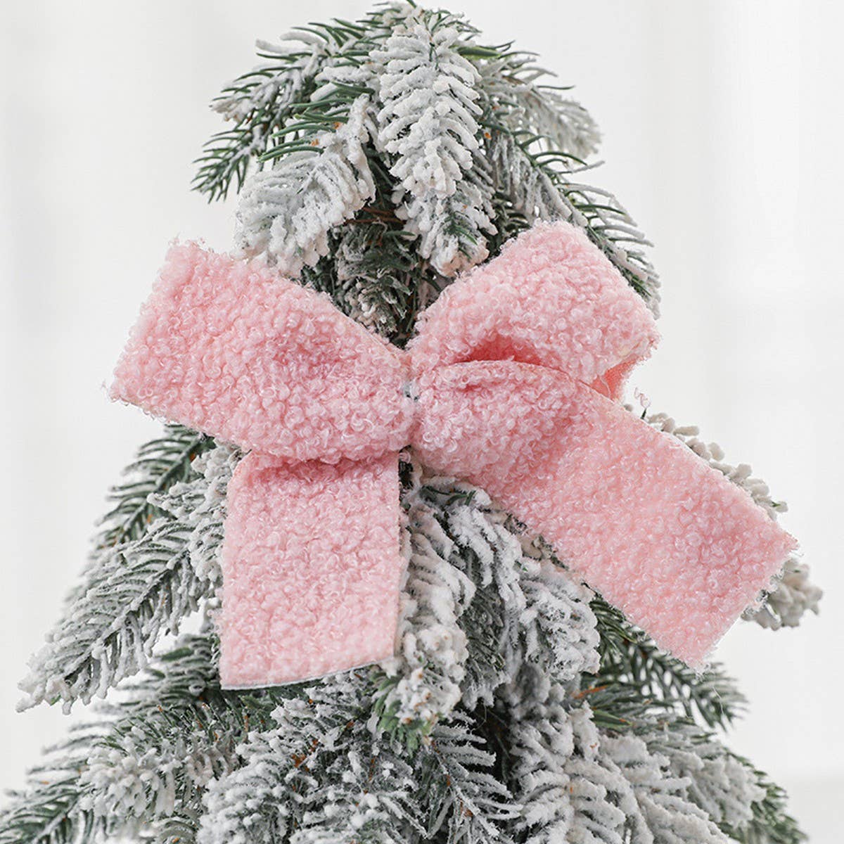 FELT PLUSH BOW RIBBON CHRISTMAS TREE HANGING DECOR_CWMM9795
