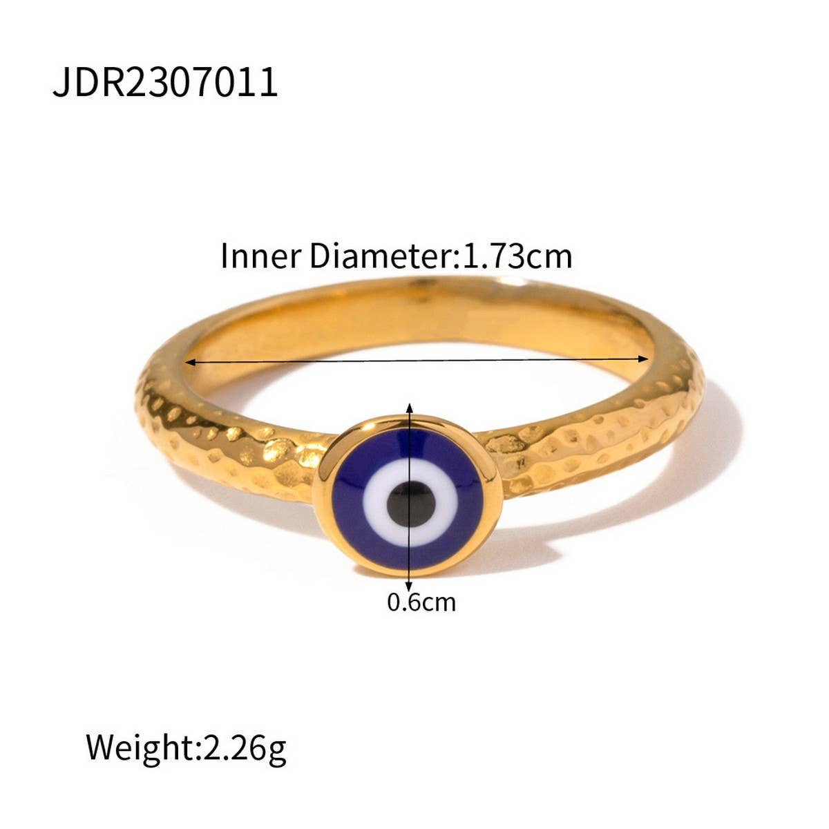 DEVILS EYE BLUE EYES RING RING NON FADING_CWAJE1222