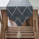 GEOMETRIC TASSEL FASHION LONG TABLECLOTH_CWMM0995