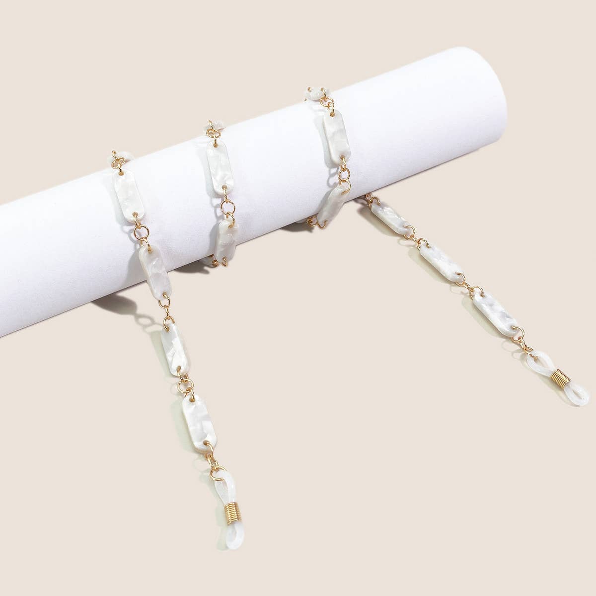 Two-Color Tortoise Shell Anti-Lost Glasses Lanyard_Cwmm1166