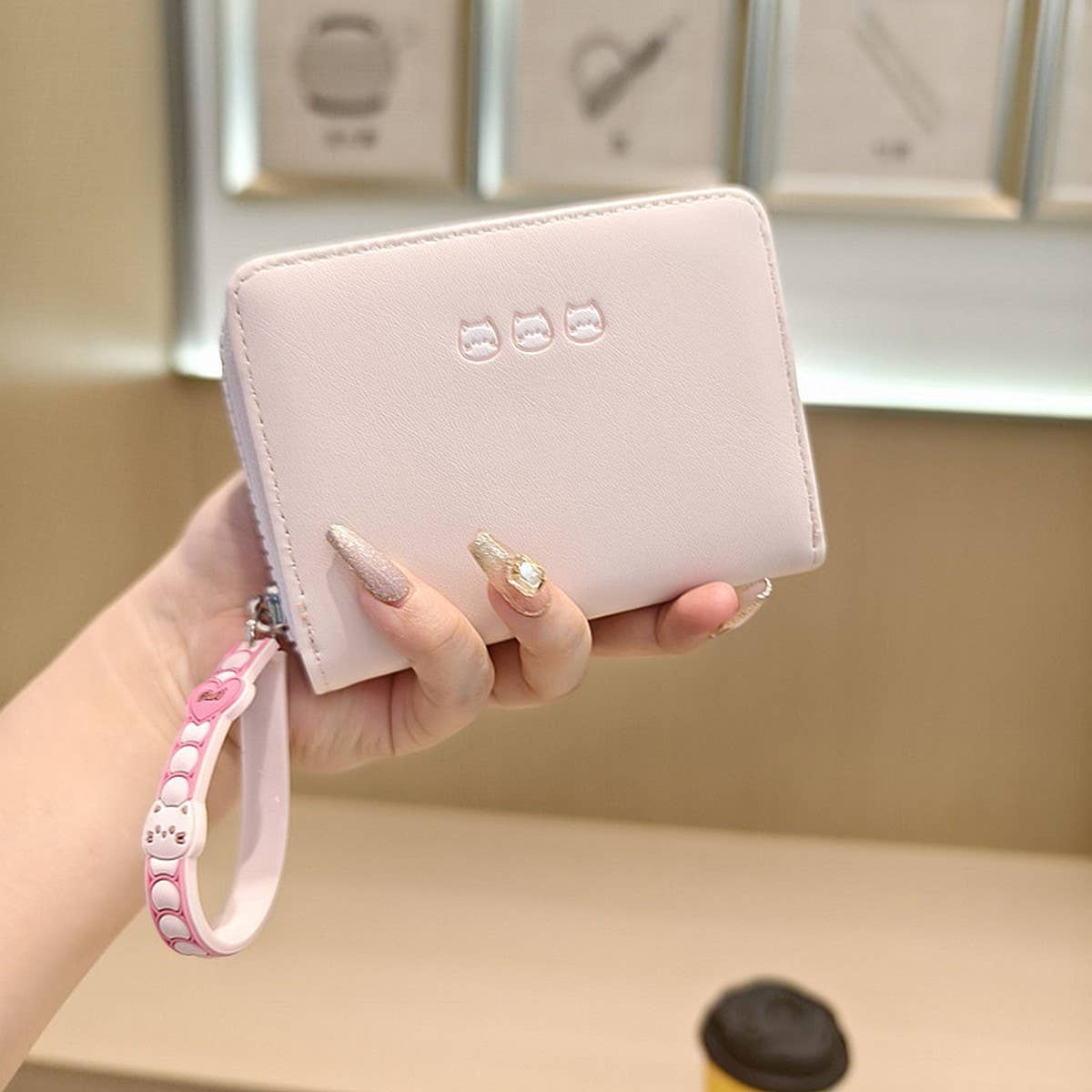 New Cute 3 Bear Zipper Wallet For Students_Cwab06242