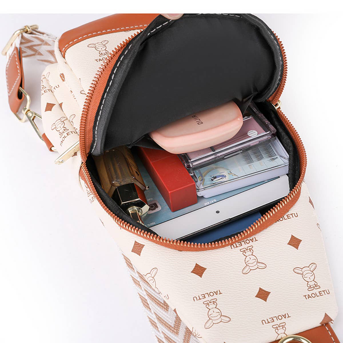 OUTDOOR LEISURE PRINTED SHOULDER BAG MESSENGER BAG_CWAB2719