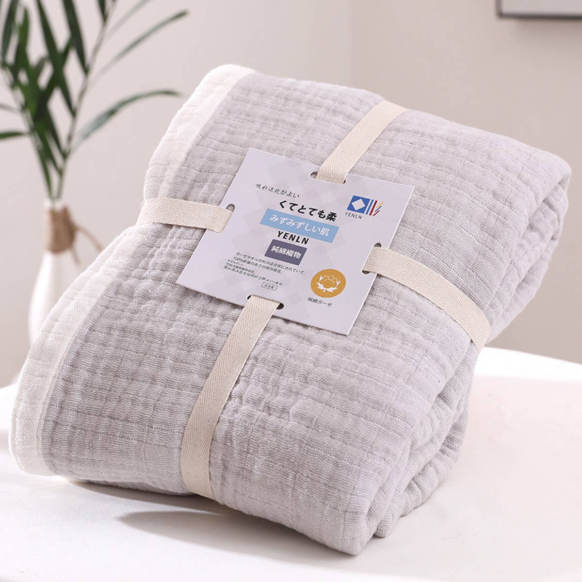 SOLID COLOR SIX LAYER AIR CONDITIONED NAP BLANKET_CWMM1611