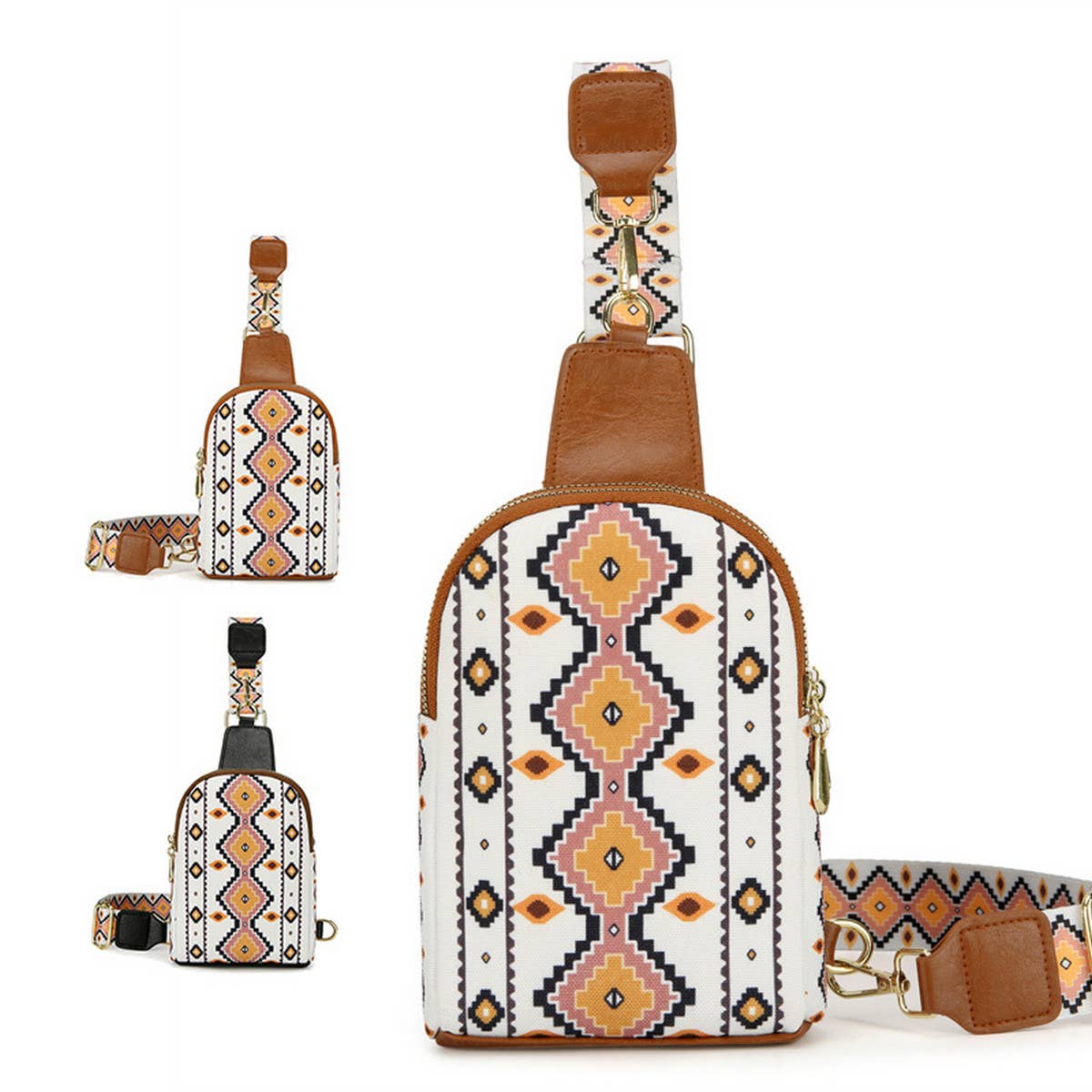 RETRO CASUAL CHEST BAG SHOULDER BAG_CWAB2700