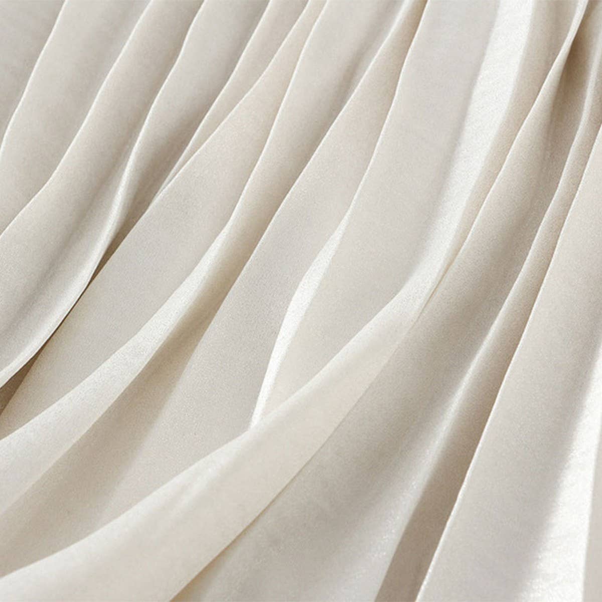 PLEATED HIGH WAIST MIDI SKIRT WITH FISHTAIL DESIGN_CWBMS0342