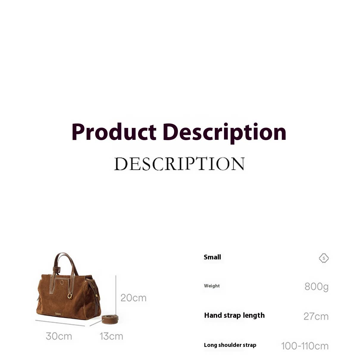 Suede T Vel Bag Vintage Boston Shoulder Purse_Cwab5330