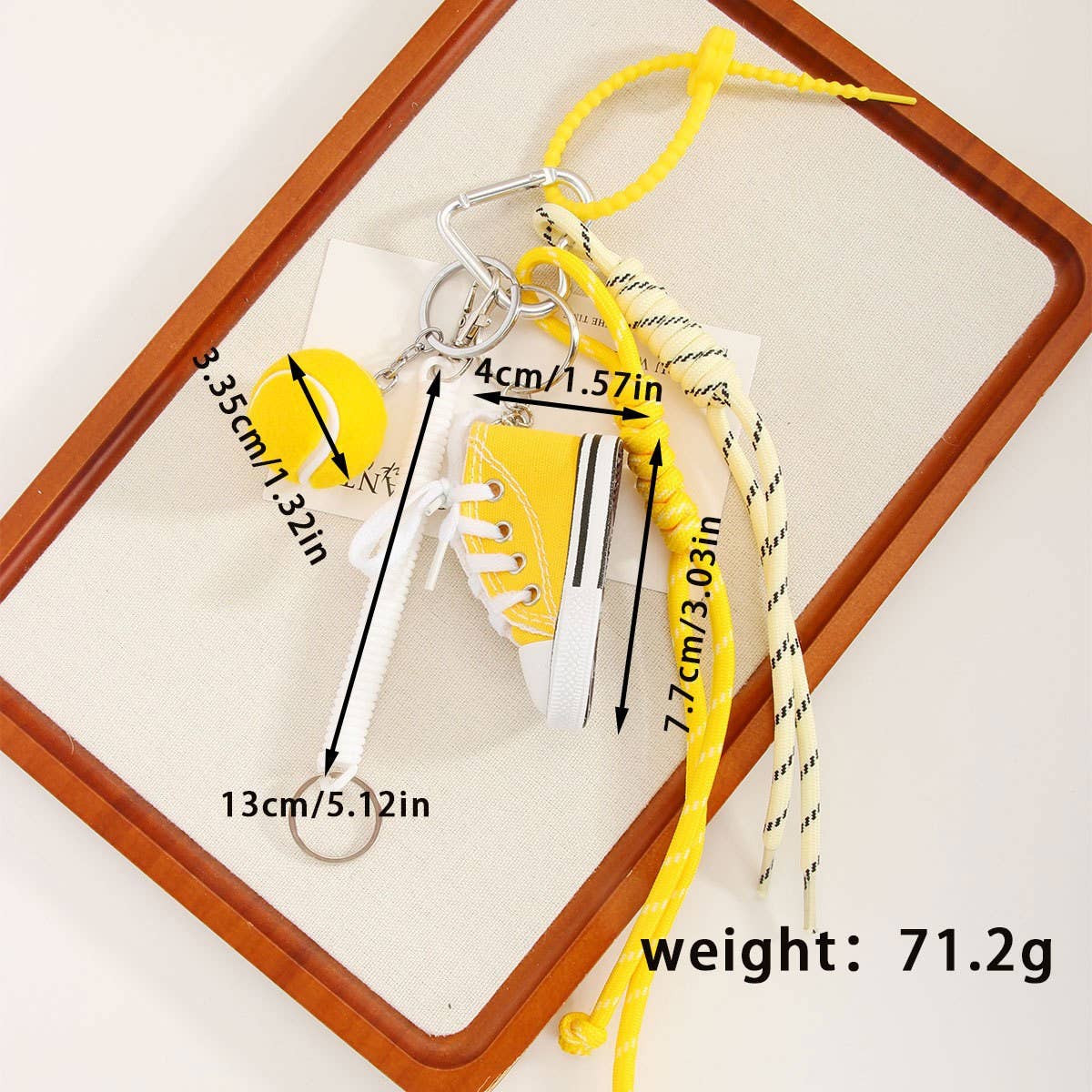 MINI CANVAS SNEAKER CHARM SPORTY GOLF STYLE_CWMM7552